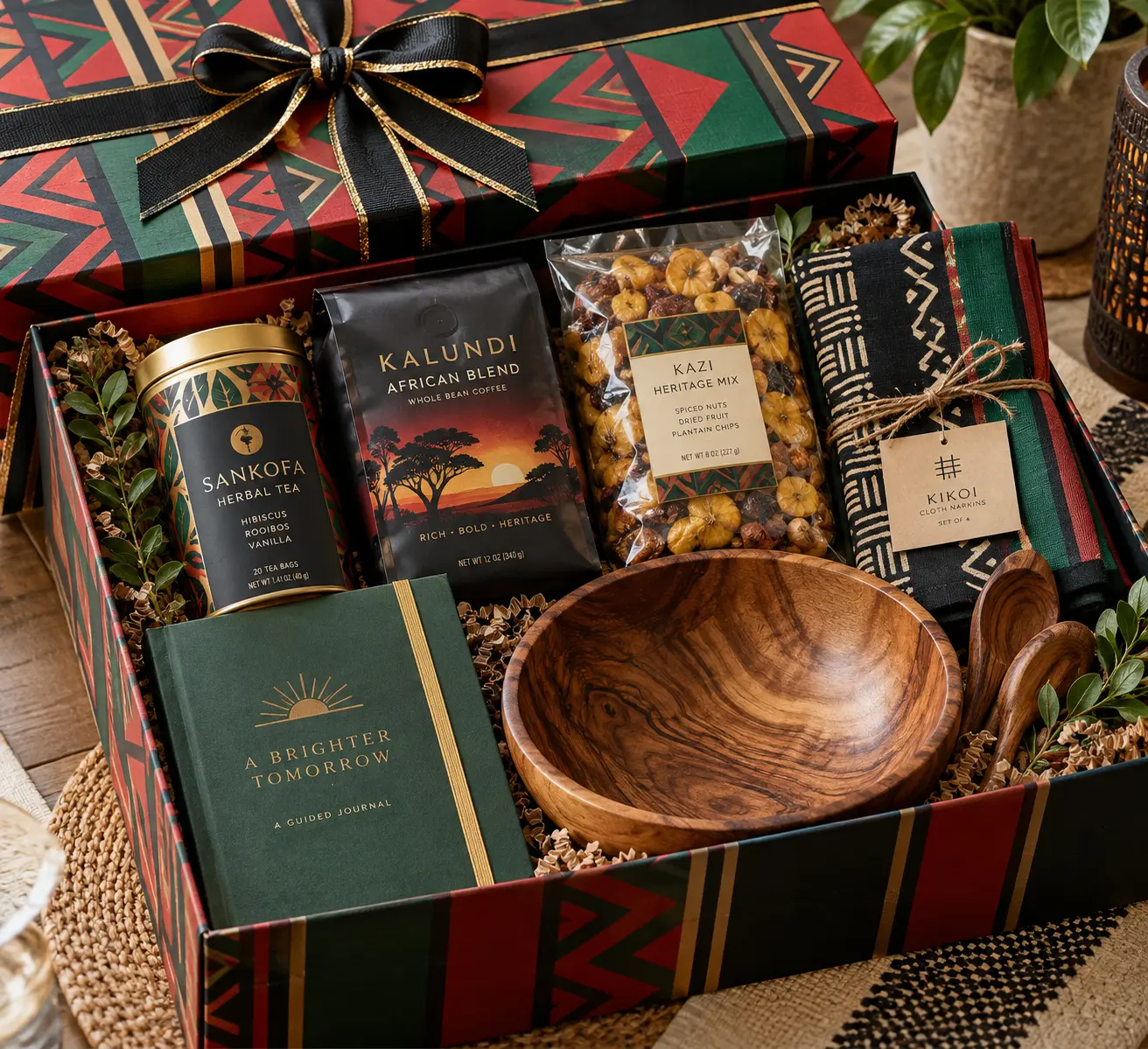 Kwanzaa Heritage gift box concept