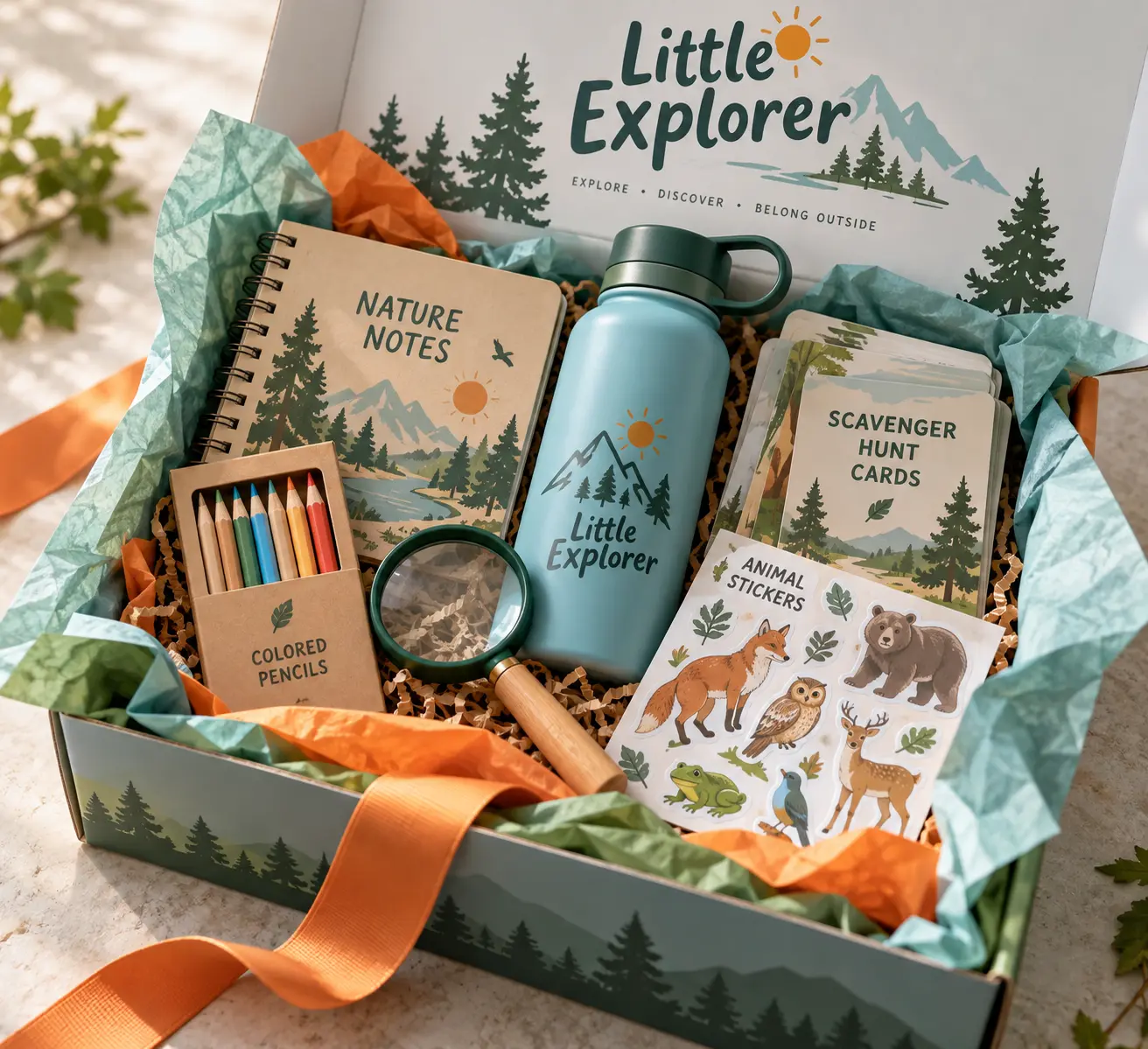 Little Explorer gift box concept