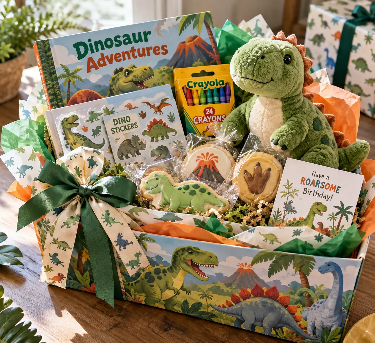 Dinosaur Adventures gift box concept