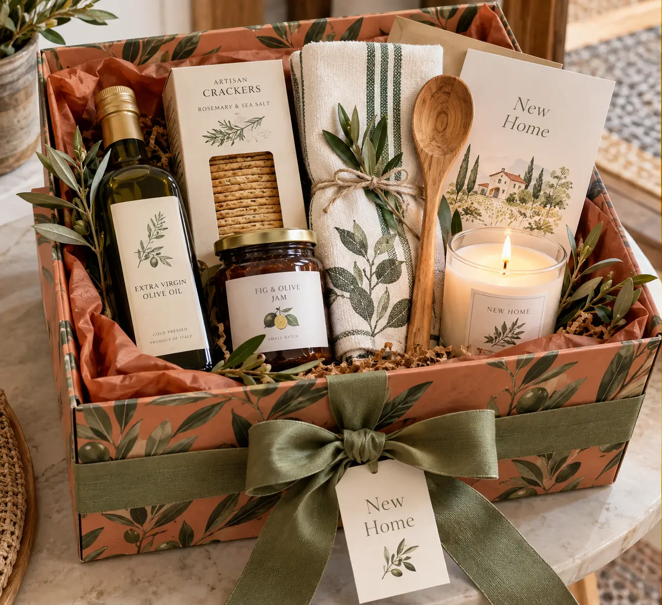 New Home gift box concept