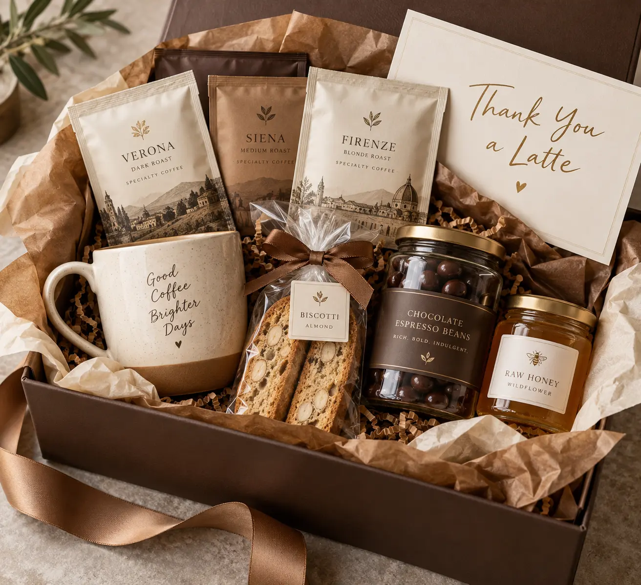 Thank You a Latte gift box concept