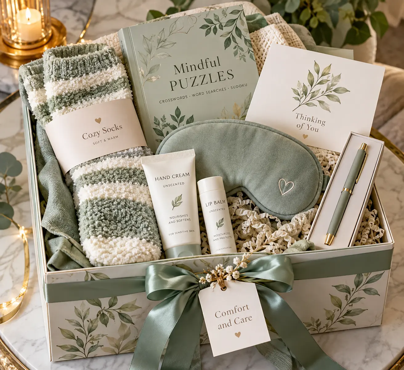 Comfort & Care gift box concept