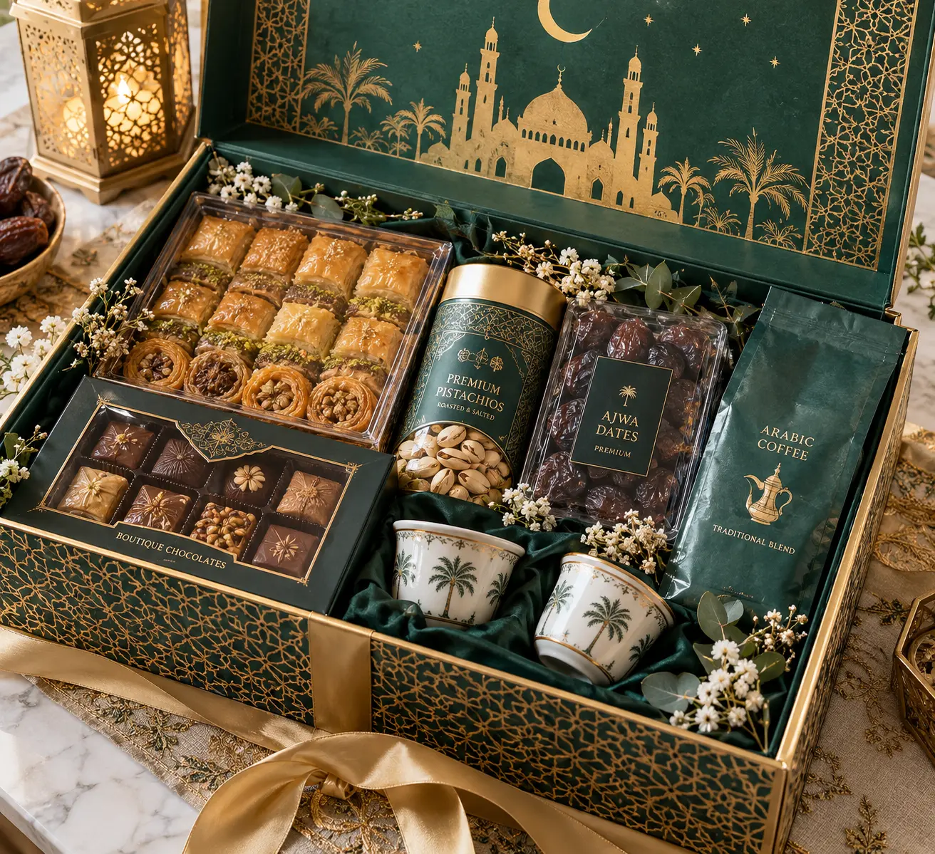 Eid Celebration gift box concept
