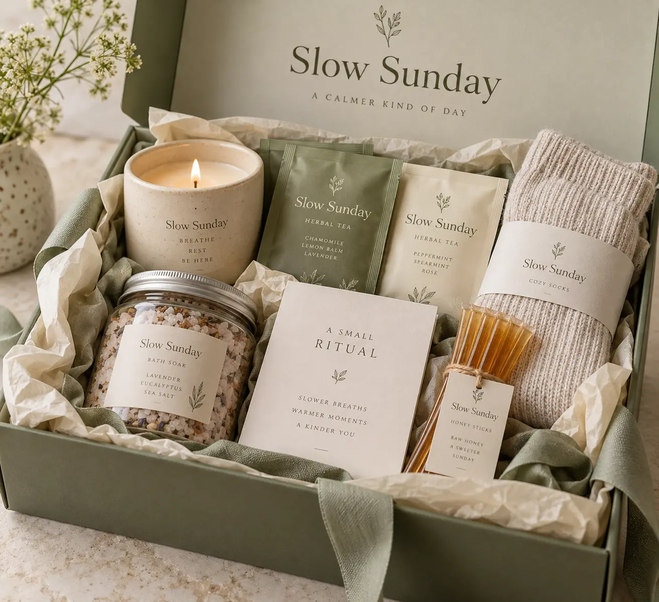 Slow Sunday gift box concept